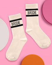 Load image into Gallery viewer, Black Bride Socks