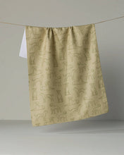 Load image into Gallery viewer, Geometry Bulldog Pups Tea Towel
