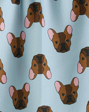Load image into Gallery viewer, Geometry Frenchie Faces Tea Towel