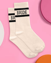 Load image into Gallery viewer, Black Bride Socks