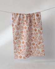 Load image into Gallery viewer, Geometry Harvest Sketch Tea Towel