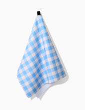 Load image into Gallery viewer, Angelic Sky Gingham Tea Towel