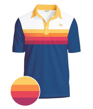 Load image into Gallery viewer, Slice of Sunset Polo Shirt - Mens & Kids
