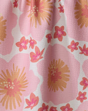 Load image into Gallery viewer, Geometry Hibiscus Sunset Tea Towel