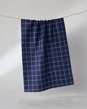 Load image into Gallery viewer, Geometry Harbor Plaid Tea Towel