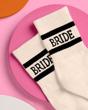 Load image into Gallery viewer, Black Bride Socks