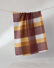 Load image into Gallery viewer, Geometry Copper Grove Tea Towel