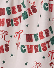 Load image into Gallery viewer, Geometry Christmas Banner Tea Towel - Holiday 2026