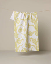 Load image into Gallery viewer, Geometry Butter Tulips Tea Towel