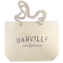 Load image into Gallery viewer, East Bay City Name Beach Tote Bags