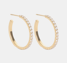 Load image into Gallery viewer, Jay Sparkle Hoops
