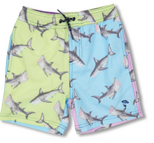 Load image into Gallery viewer, Shark Block Shorts