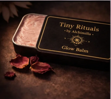 Load image into Gallery viewer, Tiny Rituals Face Glow Balm Botanical Beauty Tins