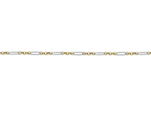 Load image into Gallery viewer, Mini Circuit Link Mixed Metals Chain Necklace