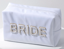 Load image into Gallery viewer, Bride Pearl Zip Pouch