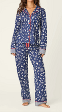 Load image into Gallery viewer, Red, White and Blue Summer Bistro Pajama Set by PJ Salvage