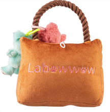 Load image into Gallery viewer, Labowwow Handbag Plush Dog Toy by Haute Diggity Dog