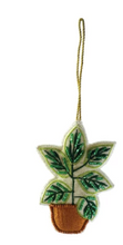 Load image into Gallery viewer, Cotton & Glass Beaded Potted Plant Ornament