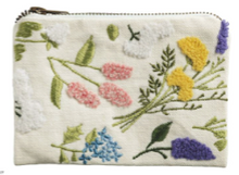 Load image into Gallery viewer, Embroidered Floral Zipper Pouches