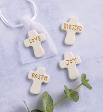 Load image into Gallery viewer, Tiny Ceramic Cross