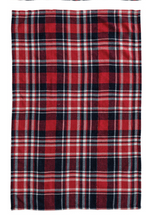 Load image into Gallery viewer, Plaid Pattern Microfiber Tea Towel