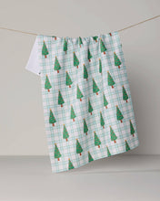 Load image into Gallery viewer, Geometry Jolly Plaid Tea Towel - Holiday 2026