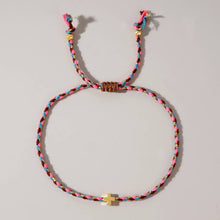 Load image into Gallery viewer, Corded Cross Bracelet