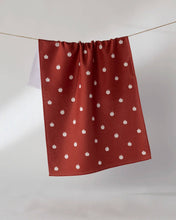Load image into Gallery viewer, Geometry Dotty Apple Tea Towel