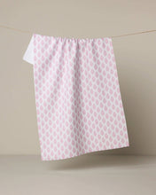 Load image into Gallery viewer, Geometry Pink Poppy Tea Towel