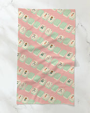 Load image into Gallery viewer, Geometry Tile Parade Tea Towel
