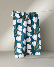 Load image into Gallery viewer, Geometry Tulips Tea Towel