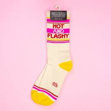 Load image into Gallery viewer, Hot and Flashy Gym Crew Socks