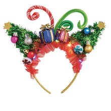 Load image into Gallery viewer, Mud Pie Light Up Christmas Headband
