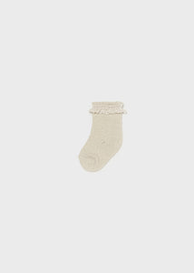 Knit Ruffle Baby Socks