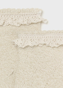 Knit Ruffle Baby Socks
