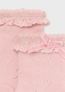 Knit Ruffle Baby Socks