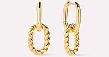 Load image into Gallery viewer, Ash Double Mini Gold Drop Earrings
