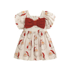 Load image into Gallery viewer, Mud Pie Baby Santa Bow Dress
