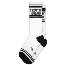 Load image into Gallery viewer, Trophy Husband Gym Crew Socks

