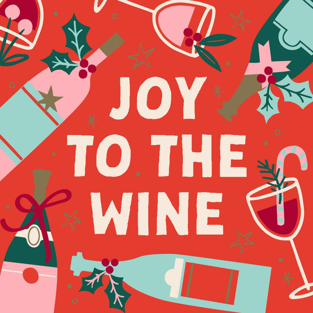 Joy To The Wine - 20ct | Holiday Cocktail Napkins