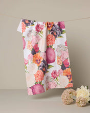 Load image into Gallery viewer, Geometry Ecstatic Blooms Tea Towel
