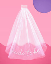 Load image into Gallery viewer, Bride To Be Embroidered Veil
