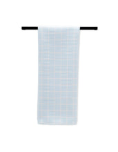 Load image into Gallery viewer, Summer Grid Blue Tea Towel
