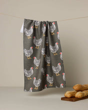 Load image into Gallery viewer, Geometry Hen House Tea Towel
