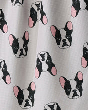 Load image into Gallery viewer, Geometry Frenchie Faces Tea Towel
