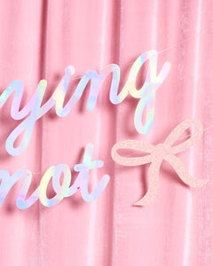 She's Tying the Knot Banner