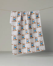 Load image into Gallery viewer, Geometry Corgi Pals Tea Towel
