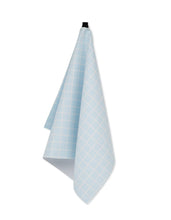 Load image into Gallery viewer, Summer Grid Blue Tea Towel
