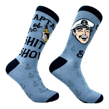 Load image into Gallery viewer, Men's Captain Of The Shit Show Socks
