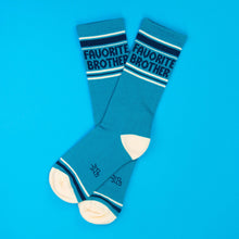 Load image into Gallery viewer, Favorite Brother Gym Crew Socks
